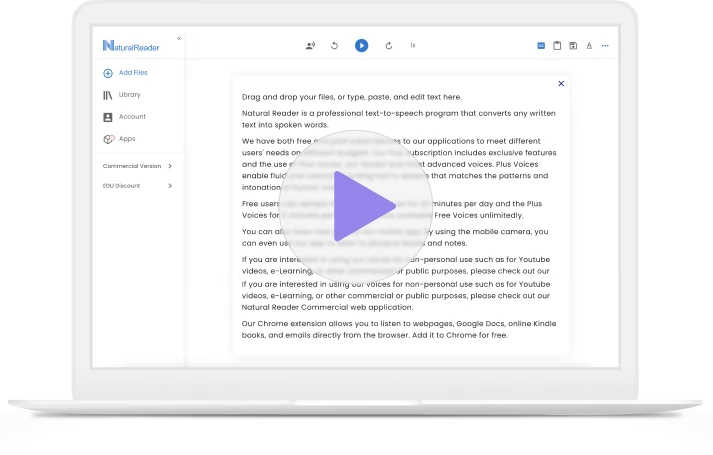 AI-Powered NaturalReader EDU video