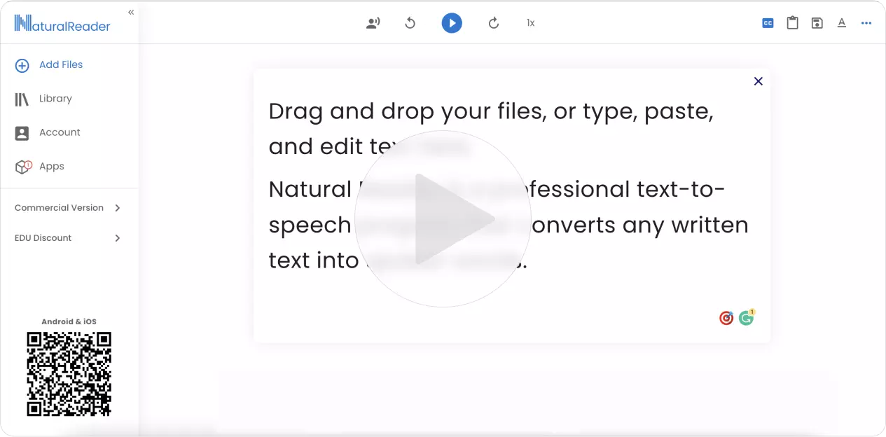 Text to Speech for Personal Use video