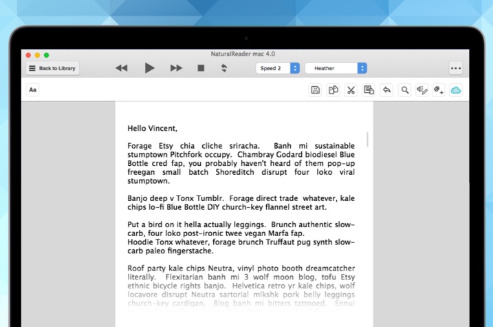 Text To Audio For Mac